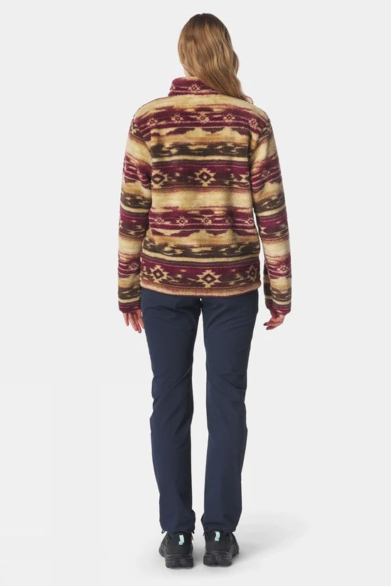 Womens Leiria Printed Snap Half Zip Fleece 9 Womens Leiria Printed Snap Half Zip Fleece - Image 7