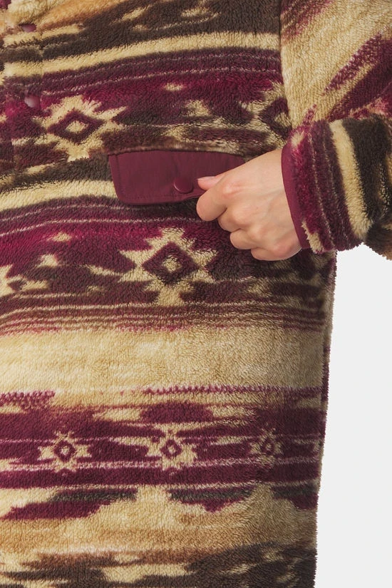 Womens Leiria Printed Snap Half Zip Fleece 10 Womens Leiria Printed Snap Half Zip Fleece - Image 8