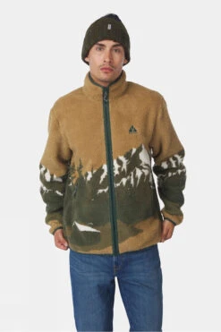 Mens Bjerg Landscape Full Zip Fleece 14 Mens Bjerg Landscape Full Zip Fleece -Urban Threads 2210007577834 160