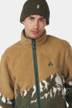 Mens Bjerg Landscape Full Zip Fleece 19 Mens Bjerg Landscape Full Zip Fleece -Urban Threads 2210007577834 161