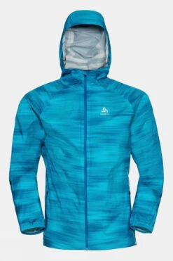 Odlo Mens Fli 2.5L Waterproof Print Hardshell Jacket -Urban Threads a11152764040a