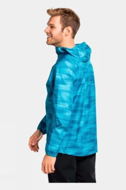 Odlo Mens Fli 2.5L Waterproof Print Hardshell Jacket -Urban Threads a11152764040b