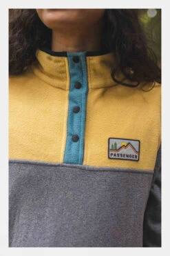 Passenger Womens Willow Recycled Polar Fleece Pullover 19 Passenger Womens Willow Recycled Polar Fleece Pullover -Urban Threads a11bfa0181 7373 b