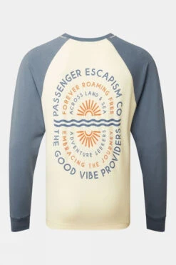 Passenger Mens Good Vibes Recycled Cotton Sweatshirt -Urban Threads a12bea0003 4011 b