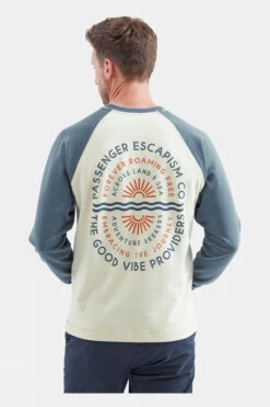 Passenger Mens Good Vibes Recycled Cotton Sweatshirt -Urban Threads a12bea0003 4011 d