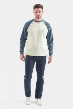 Passenger Mens Good Vibes Recycled Cotton Sweatshirt -Urban Threads a12bea0003 4011 e