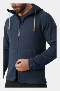 Fjallraven Mens Övik Fleece Hoodie -Urban Threads a1714080 4444 d