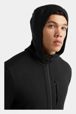 Icebreaker Mens Quantum III Full Zip Hoodie -Urban Threads a1714394 7070 t