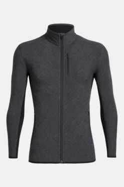 Icebreaker Mens Descender Long Sleeve Zip Top