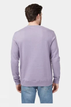 Tentree Mens Treefleece Classic Crew Sweater 8 Tentree Mens Treefleece Classic Crew Sweater -Urban Threads a1754124 9393 b