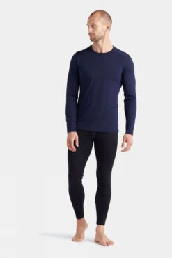 Icebreaker Mens 200 Oasis Long Sleeve Crew Top -Urban Threads a1924088 4444 o