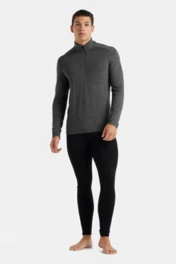 Icebreaker Mens 260 Tech Long Sleeve Half Zip Top 9 Icebreaker Mens 260 Tech Long Sleeve Half Zip Top -Urban Threads a1924093 7373 u