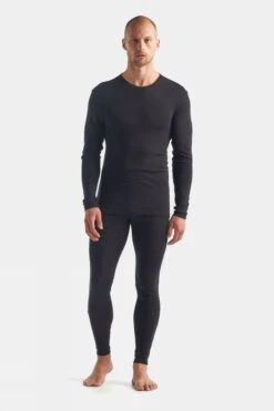 Icebreaker Mens 175 Everyday Long Sleeve Crewe Top -Urban Threads a1924094 7070 o