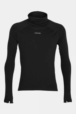 Icebreaker Mens Merino Logn Sleeve Roll Neck Top