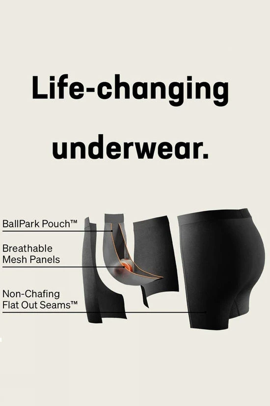 Saxx Mens Kinetic Long Leg Boxer Briefs 7 Saxx Mens Kinetic Long Leg Boxer Briefs - Image 5