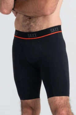 Saxx Mens Kinetic Long Leg Boxer Briefs 9 Saxx Mens Kinetic Long Leg Boxer Briefs -Urban Threads a1944319 7070 m