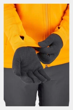 Rab Mens Stretch Knit Gloves -Urban Threads a3215510 7070 k