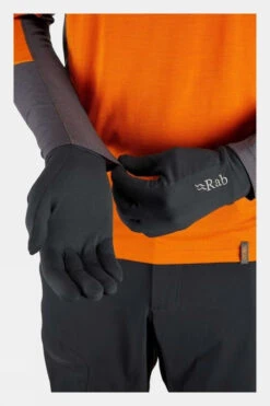Rab Mens Flux Liner Gloves -Urban Threads a3215555 7171 k