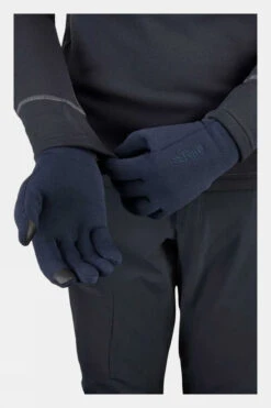 Rab Mens Power Stretch Contact Gloves -Urban Threads a3215682 4141 m