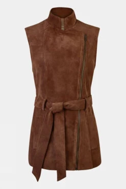 Troy London Womens Belted Suede Jacket 9 Troy London Womens Belted Suede Jacket -Urban Threads a44145766161b