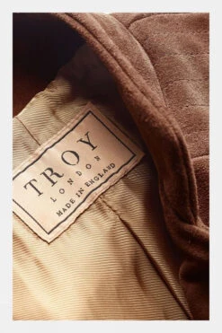 Troy London Womens Belted Suede Jacket 11 Troy London Womens Belted Suede Jacket -Urban Threads a44145766161d