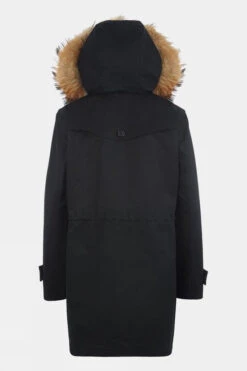 Troy London Womens Faux Fur Parka Jacket -Urban Threads a44145777070d