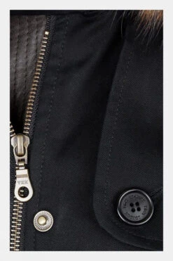 Troy London Womens Faux Fur Parka Jacket -Urban Threads a44145777070e