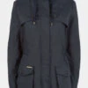Troy London Womens Pop Wax Parka Jacket