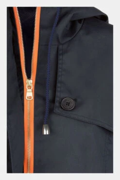 Troy London Womens Pop Wax Parka Jacket -Urban Threads a44145784444d