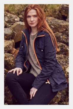 Troy London Womens Pop Wax Parka Jacket -Urban Threads a44145784444f