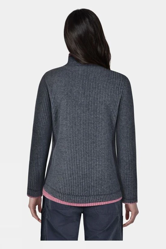 Weird Fish Womens Beyonce Quarter Zip Grid Fleece 7 Weird Fish Womens Beyonce Quarter Zip Grid Fleece - Image 5