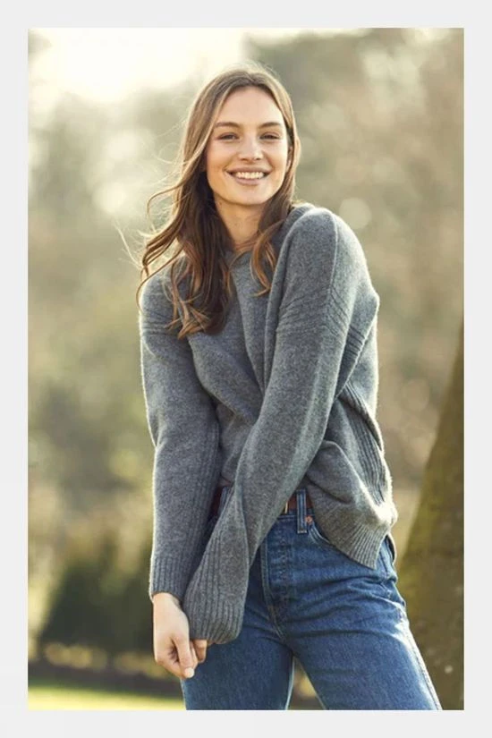 Troy London Womens Drop Shoulder Jumper 5 Troy London Womens Drop Shoulder Jumper - Image 3