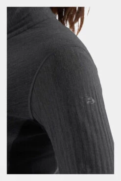 Icebreaker Womens Descender Long Sleeve Zip Top -Urban Threads a4924706 7170 g