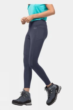 Jack Wolfskin Womens Hike Lite Tights -Urban Threads a5150165 9696 s