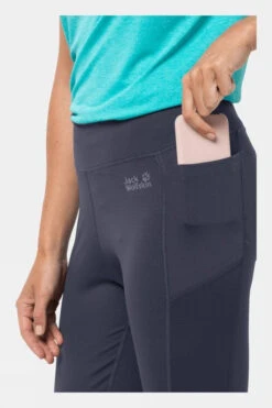 Jack Wolfskin Womens Hike Lite Tights -Urban Threads a5150165 9696 u