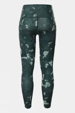 The North Face Womens Printed Motivation HR 7/8 Pocket Tights 9 The North Face Womens Printed Motivation HR 7/8 Pocket Tights -Urban Threads a51501705050n