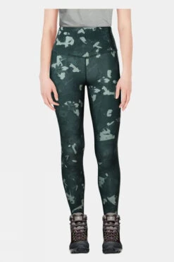 The North Face Womens Printed Motivation HR 7/8 Pocket Tights 10 The North Face Womens Printed Motivation HR 7/8 Pocket Tights -Urban Threads a5150170 5050 s