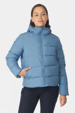 Womens Aarhus Recycled Cropped Hoody Down Jacket -Urban Threads b11abb0254 424i q