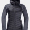 Jack Wolfskin Womens Routeburn Pro Hybrid Jacket -Urban Threads b11acb0182 717h a