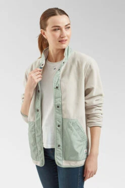 Womens Navegado Recycled Polar Fleece Jacket -Urban Threads b11acb0435 1111 w