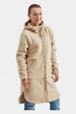 Passenger Womens Campbell Hooded Sherpa Jacket -Urban Threads b11aje0076 1111 t