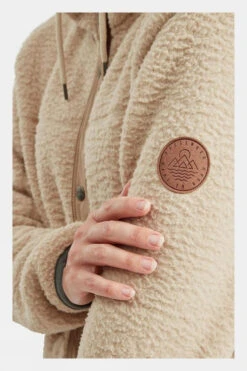 Passenger Womens Campbell Hooded Sherpa Jacket -Urban Threads b11aje0076 1111 v