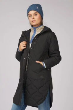 Womens Quilted Jacket -Urban Threads b11aje0095 7070 k