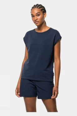 Jack Wolfskin Womens Sommerwald T-Shirt 7 Jack Wolfskin Womens Sommerwald T-Shirt -Urban Threads b11bab0109 4141 b