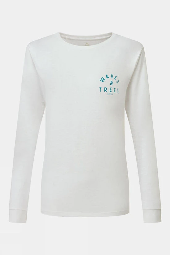 Womens Penida Recycled Cotton Long Sleeve T-Shirt 3 Womens Penida Recycled Cotton Long Sleeve T-Shirt