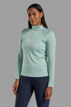 Montane Womens Dart Zip Neck Base Layer Top -Urban Threads b11bab0177 5j5j b