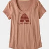 Patagonia Womens Live Simply Hive Scoop Tee -Urban Threads b11bac0130 3535 a