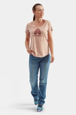 Patagonia Womens Live Simply Hive Scoop Tee -Urban Threads b11bac0130 3535 s