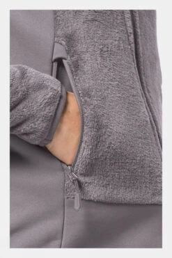 Jack Wolfskin Womens Rotwand Hooded Full Zip Fleece -Urban Threads b11be00010 7372 o