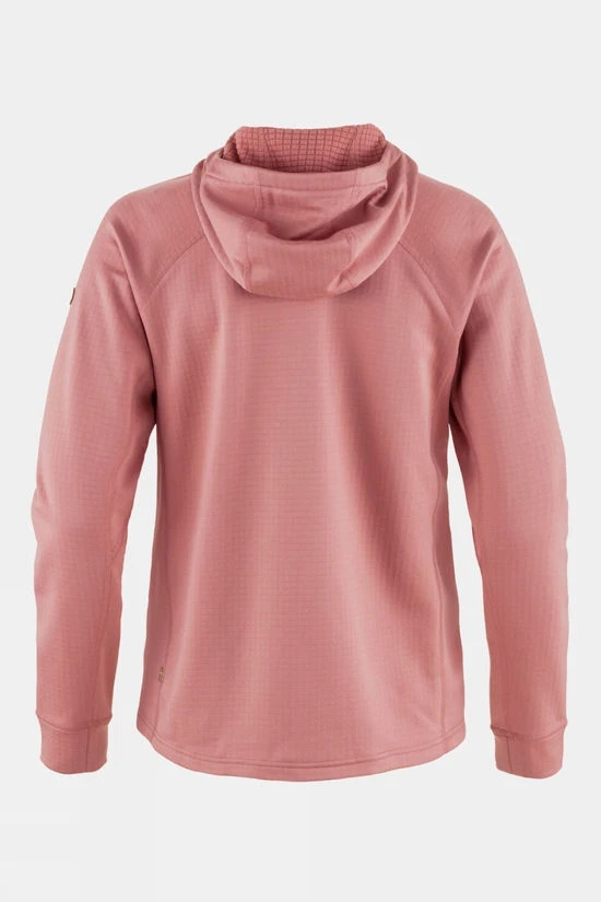 Fjallraven Womens Abisko Grid Hoodie Fleece Jacket 4 Fjallraven Womens Abisko Grid Hoodie Fleece Jacket - Image 2